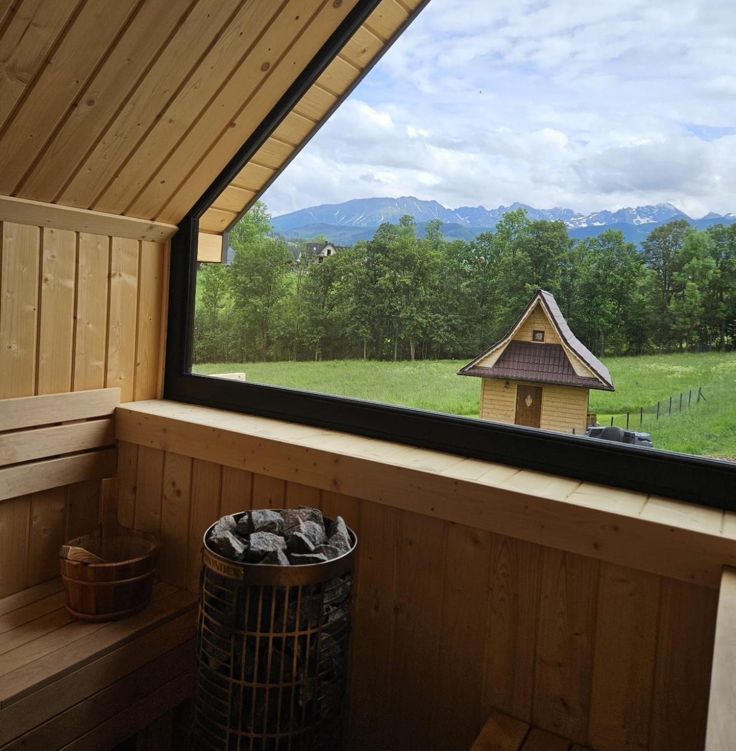 Goralska Chatka 2 Highland Cottage - Split Ac, Jacuzzi, Sauna, Private Parking, Mountains View, Garden, Закопане Екстер'єр фото
