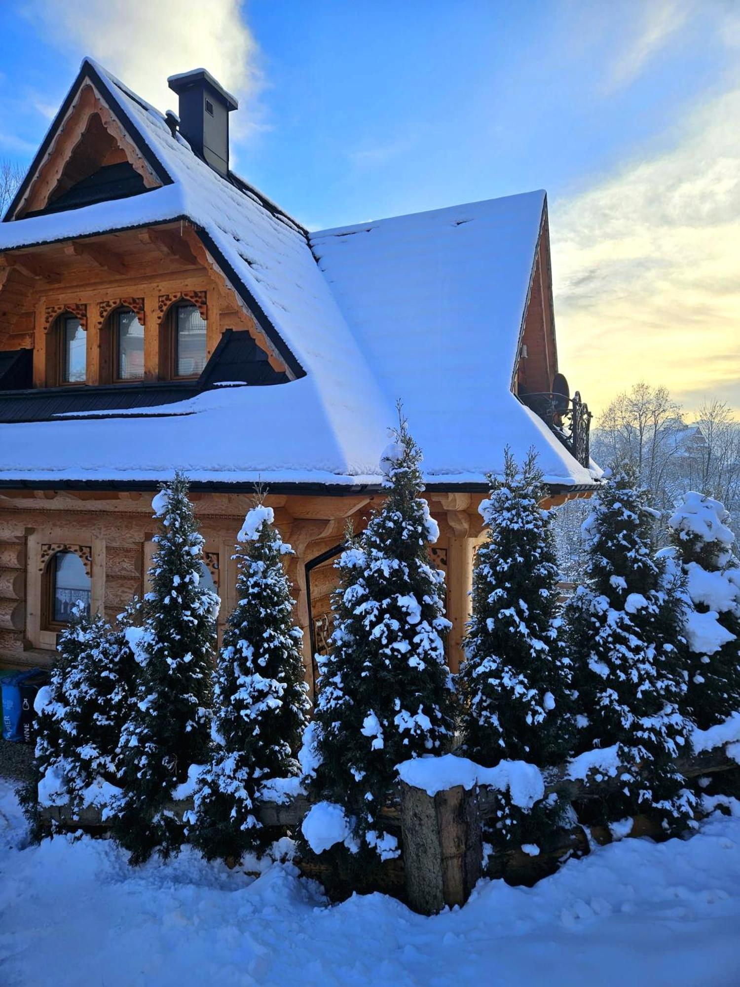 Goralska Chatka 2 Highland Cottage - Split Ac, Jacuzzi, Sauna, Private Parking, Mountains View, Garden, Закопане Екстер'єр фото