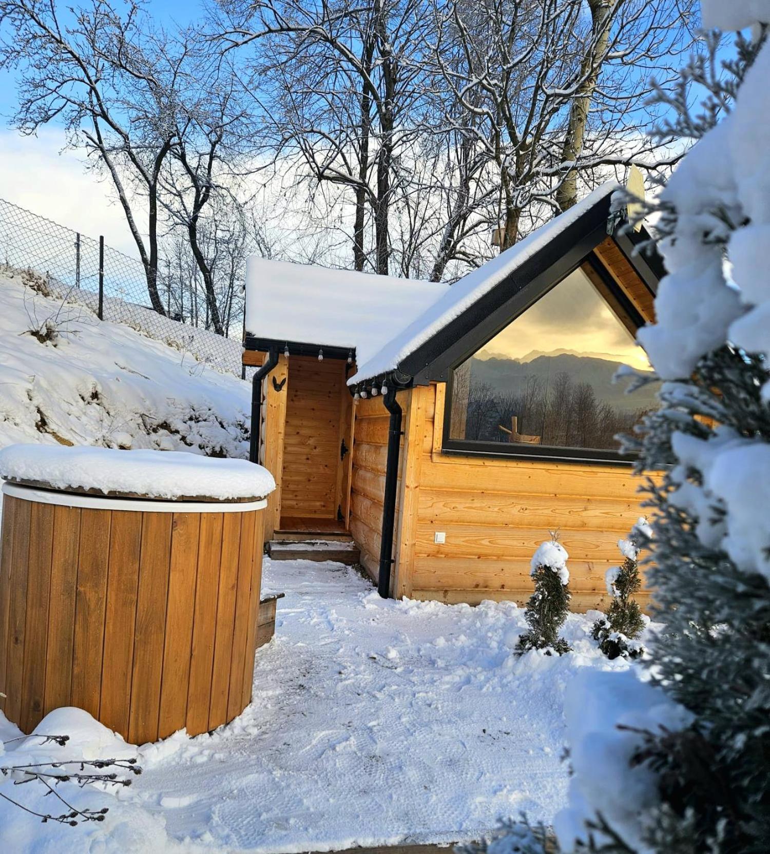 Goralska Chatka 2 Highland Cottage - Split Ac, Jacuzzi, Sauna, Private Parking, Mountains View, Garden, Закопане Екстер'єр фото